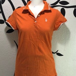 SOLD!!   Polo By Ralph Lauren Orange Shirt S